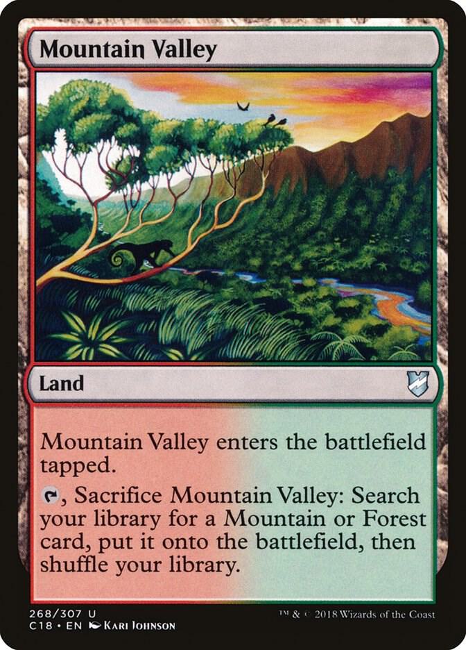 Mountain Valley 268/307 (Commander 2018)  | Chromatic Games