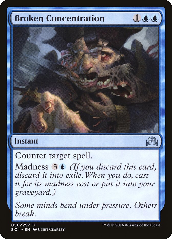 Broken Concentration 50/297 (Shadows over Innistrad)  | Chromatic Games