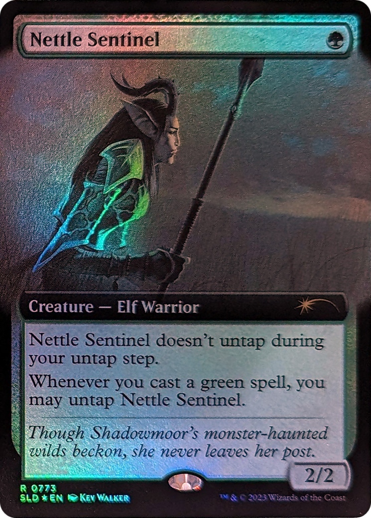 Nettle Sentinel (Extended Art) [Secret Lair Drop Series] | Chromatic Games