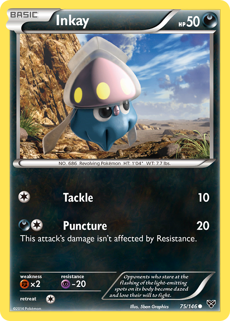 Inkay (75/146) [XY: Base Set] | Chromatic Games