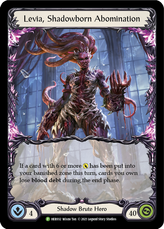 Levia, Shadowborn Abomination [HER032] (Promo)  Cold Foil | Chromatic Games