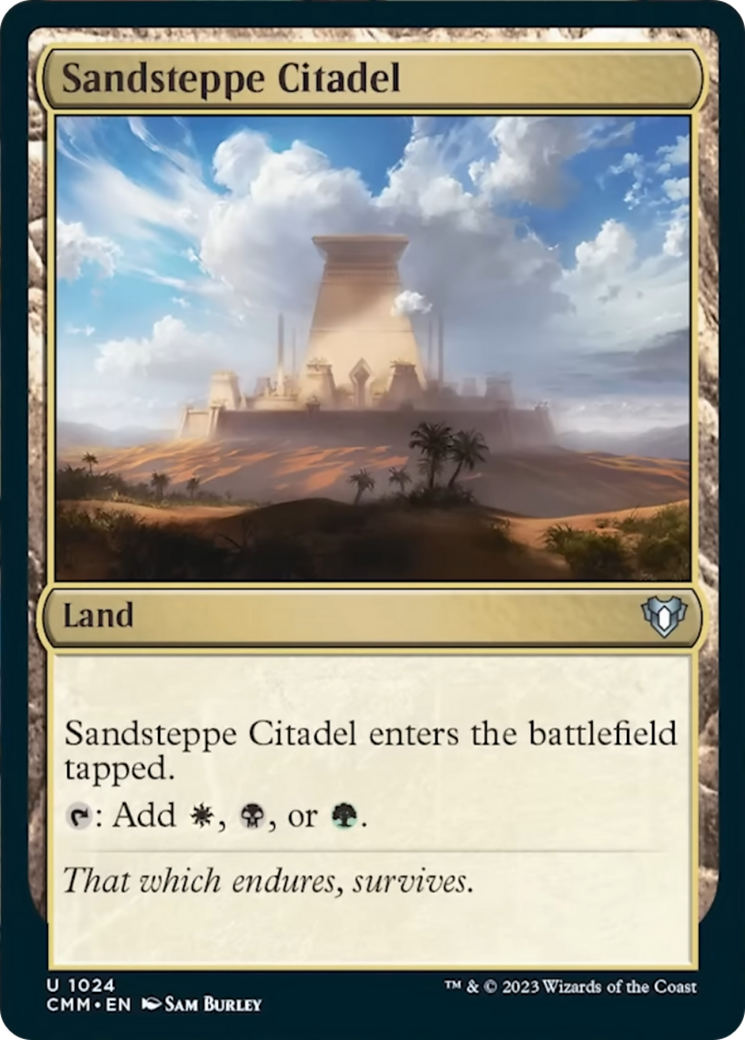 Sandsteppe Citadel [Commander Masters] | Chromatic Games