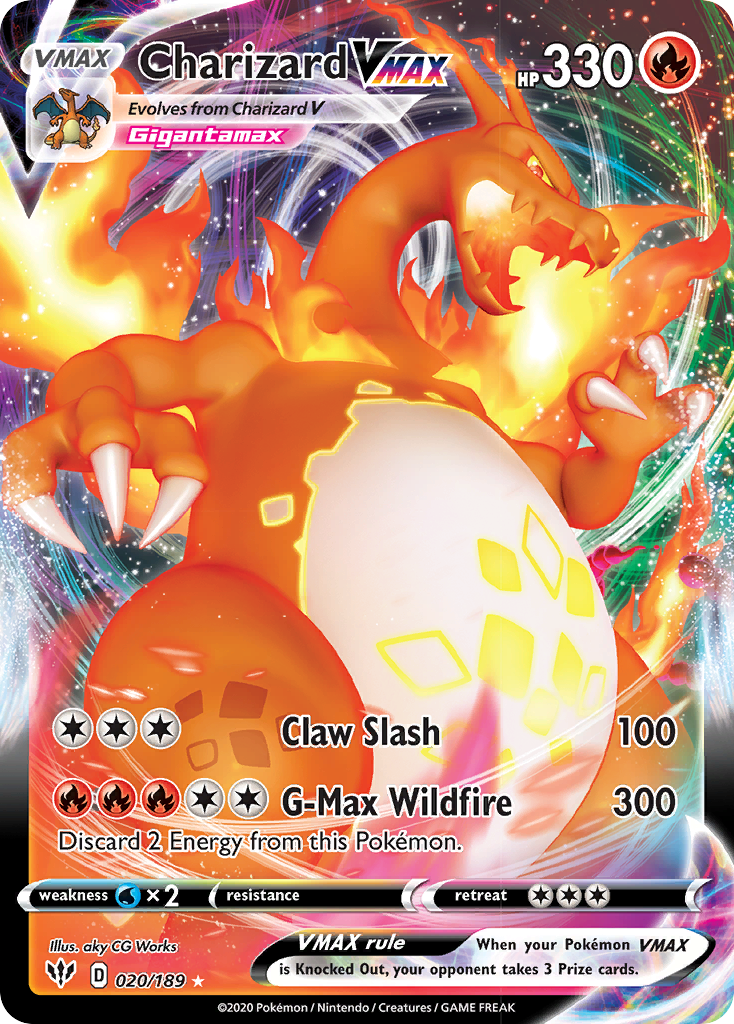 Charizard VMAX (020/189) [Sword & Shield: Darkness Ablaze] | Chromatic Games