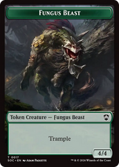 Goat // Fungus Beast Double-Sided Token [Secrets of Strixhaven Commander Tokens] | Chromatic Games