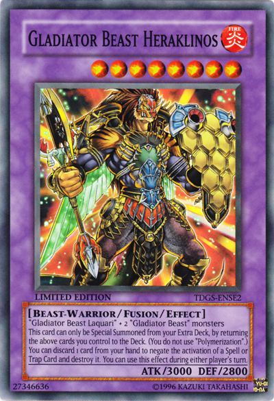 Gladiator Beast Heraklinos [TDGS-ENSE2] Super Rare | Chromatic Games