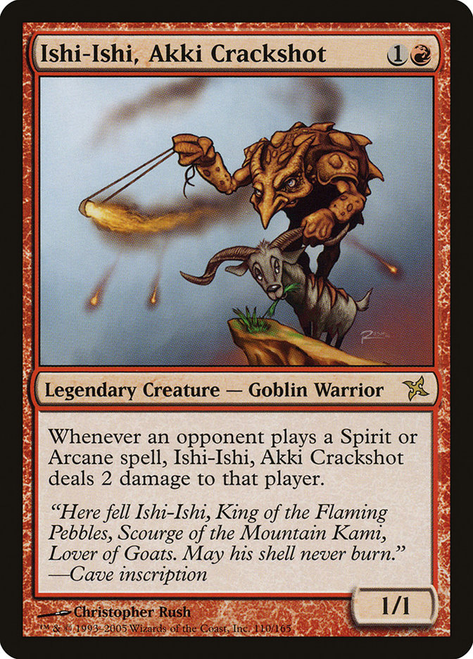 Ishi-Ishi, Akki Crackshot 110/165 (Betrayers of Kamigawa)  | Chromatic Games