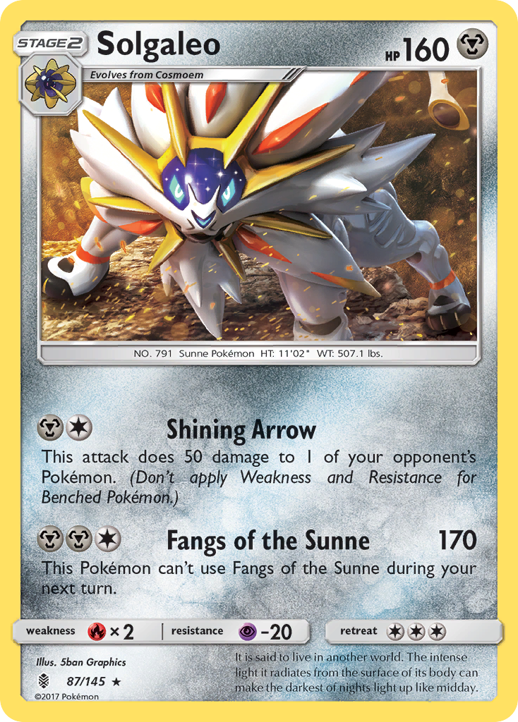 Solgaleo (87/145) [Sun & Moon: Guardians Rising] | Chromatic Games