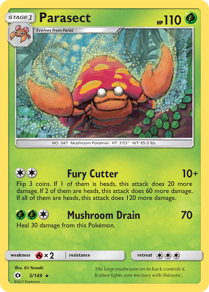 Parasect (5/149) [Sun & Moon: Base Set] | Chromatic Games