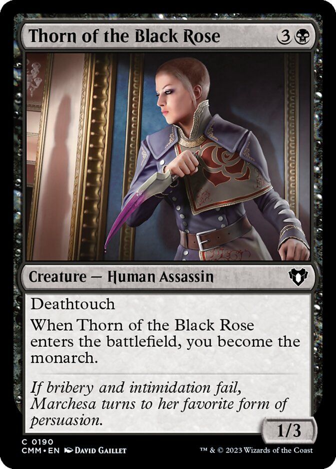 Thorn of the Black Rose 190/451 (Commander Masters)  | Chromatic Games