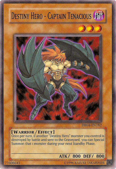 Destiny Hero - Captain Tenacious [DR04-EN182] Common | Chromatic Games