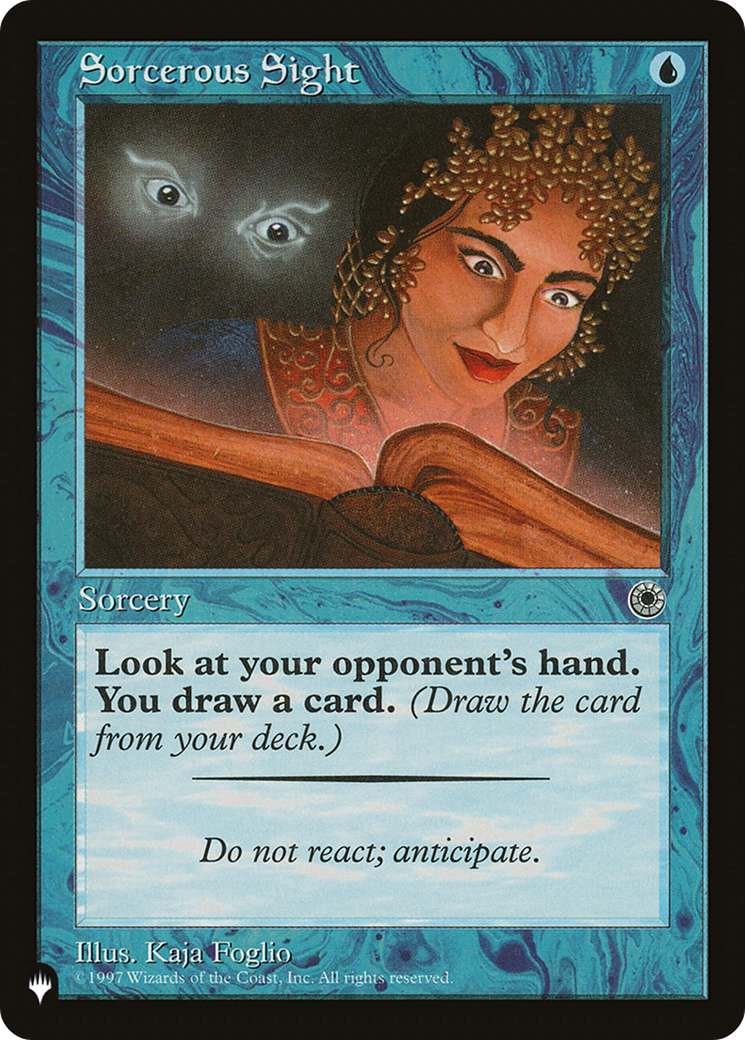 Sorcerous Sight [The List] | Chromatic Games