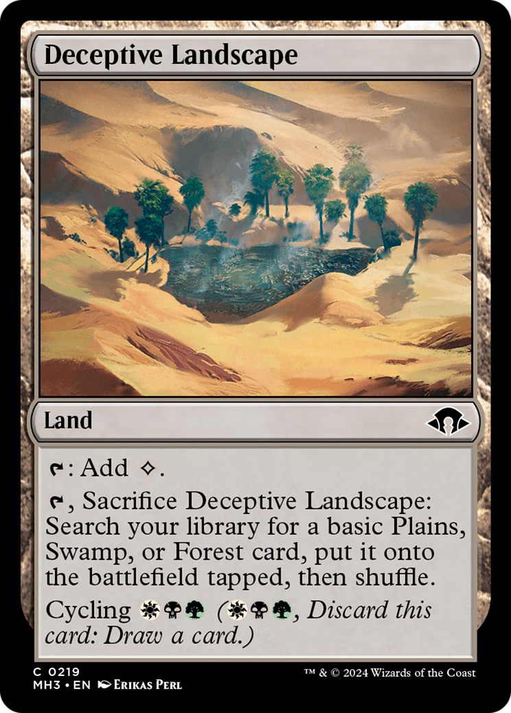 Deceptive Landscape [Modern Horizons 3] | Chromatic Games