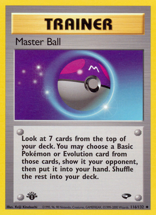 Master Ball (116/132) [Gym Challenge 1st Edition] | Chromatic Games