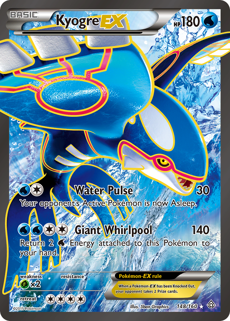 Kyogre EX (148/160) [XY: Primal Clash] | Chromatic Games