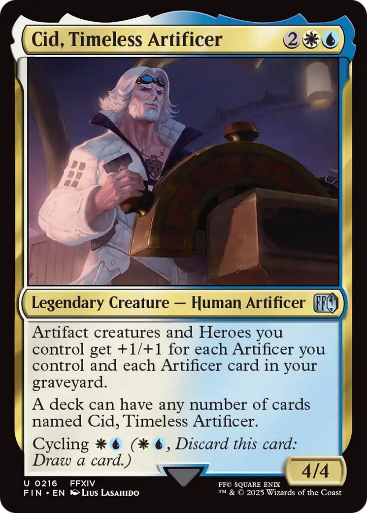 Cid, Timeless Artificer (0216) [FINAL FANTASY] | Chromatic Games