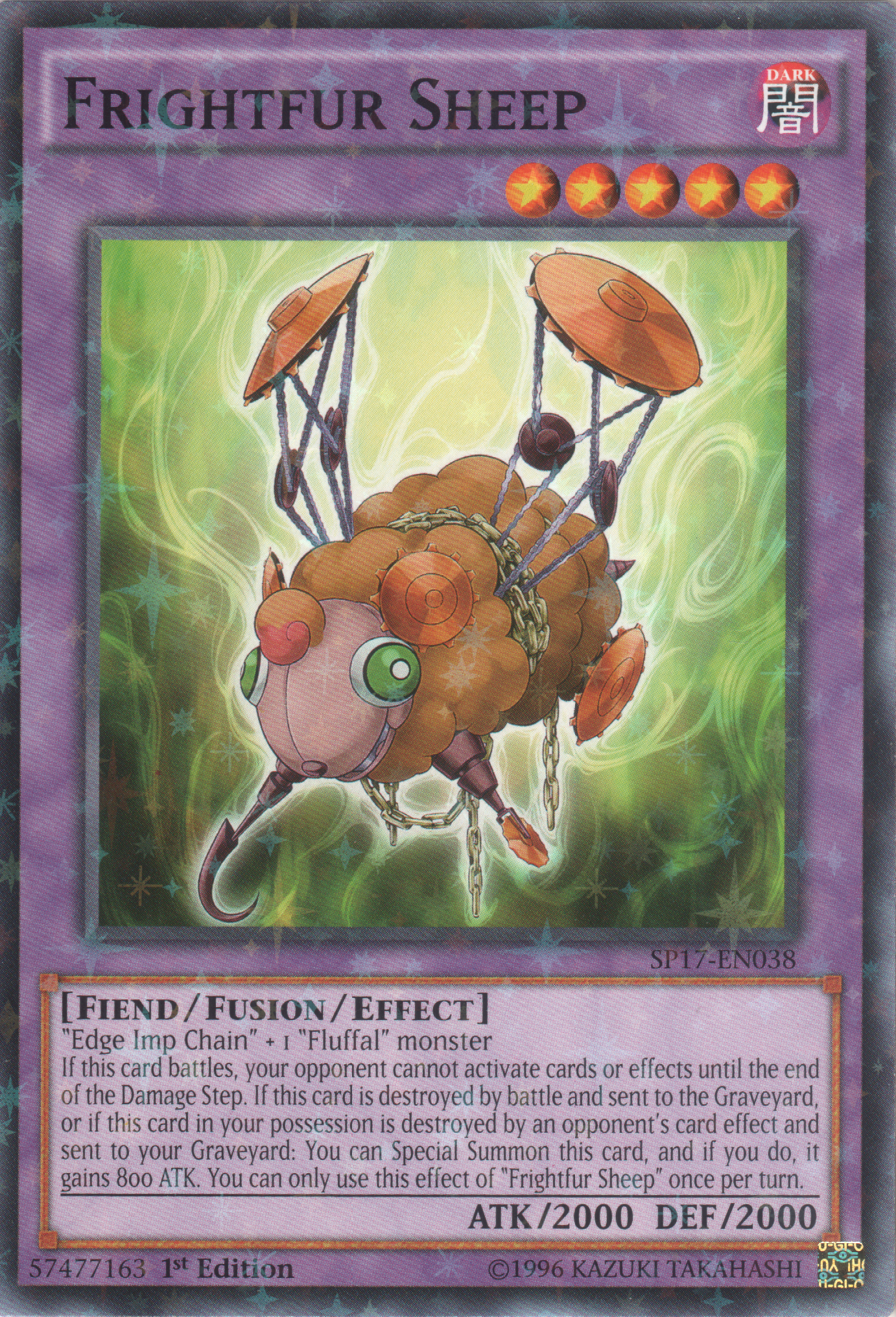 Frightfur Sheep [SP17-EN038] Starfoil Rare | Chromatic Games