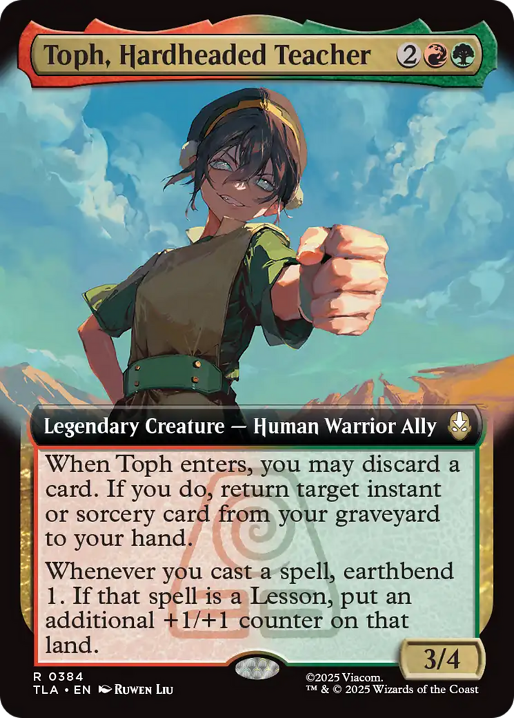 Toph, Hardheaded Teacher (Extended Art) [Avatar: The Last Airbender] | Chromatic Games
