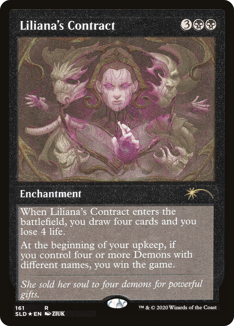 Liliana's Contract (Foil Etched) [Secret Lair Drop Series] | Chromatic Games