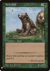 Bear Cub [Mystery Booster] | Chromatic Games