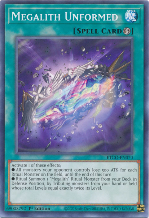 Megalith Unformed [ETCO-EN070] Common | Chromatic Games