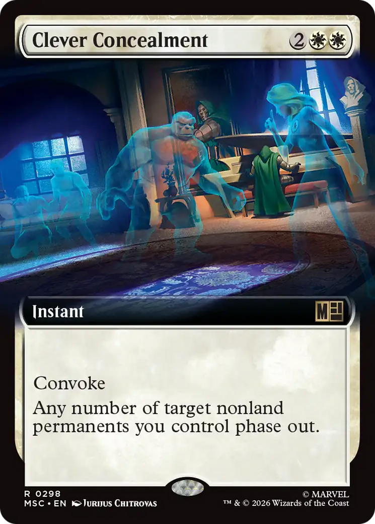Clever Concealment (Extended Art) [Marvel Super Heroes Commander] | Chromatic Games