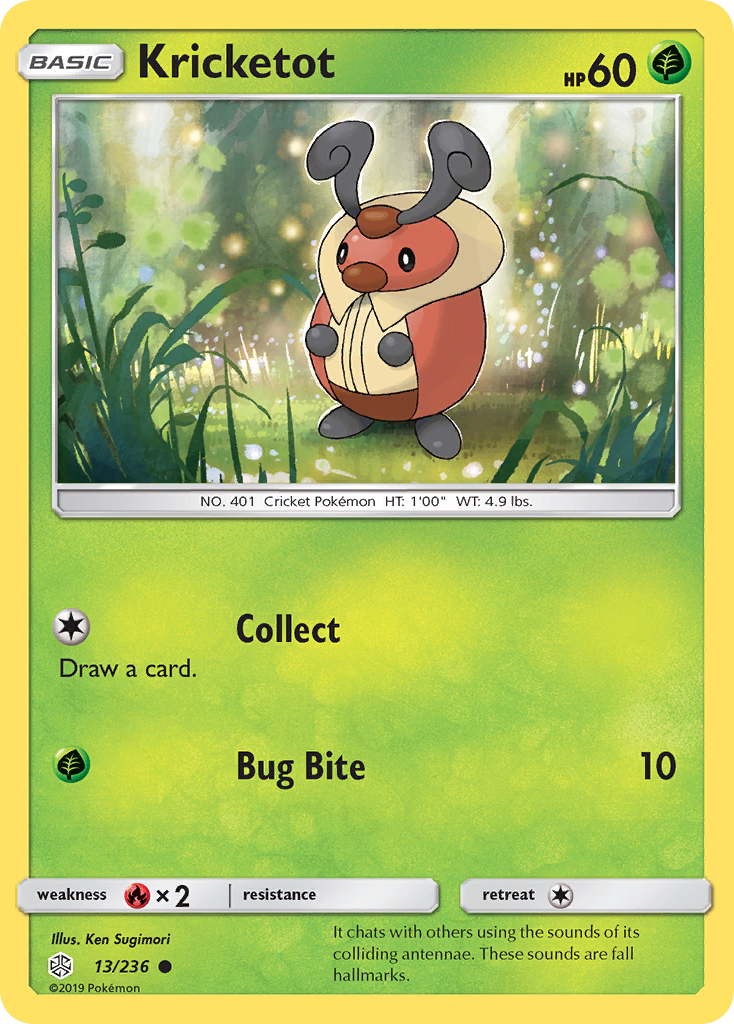 Kricketot (13/236) [Sun & Moon: Cosmic Eclipse] | Chromatic Games