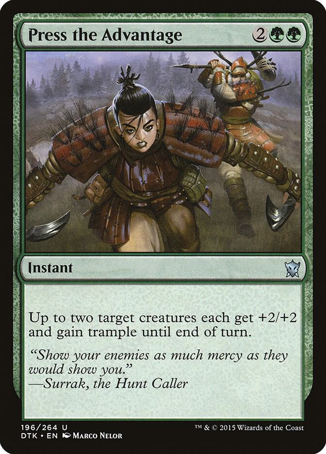 Press the Advantage 196/264 (Dragons of Tarkir)  | Chromatic Games