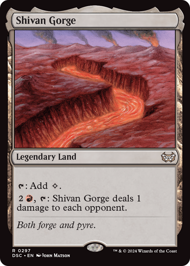 Shivan Gorge [Duskmourn: House of Horror Commander] | Chromatic Games