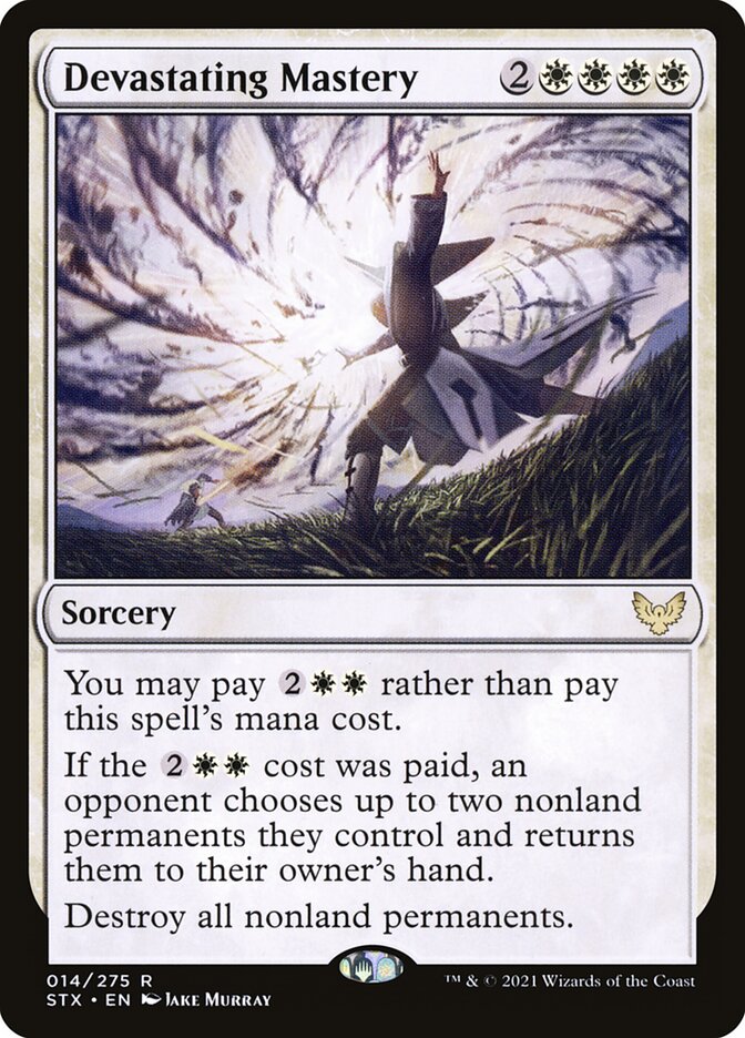 Devastating Mastery 14 (Strixhaven: School of Mages)  - Foil | Chromatic Games