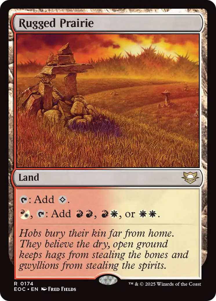 Rugged Prairie [Edge of Eternities Commander] | Chromatic Games
