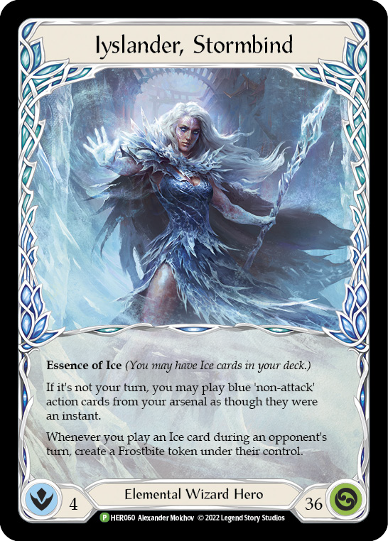 Iyslander, Stormbind [HER060] (Promo)  Cold Foil | Chromatic Games