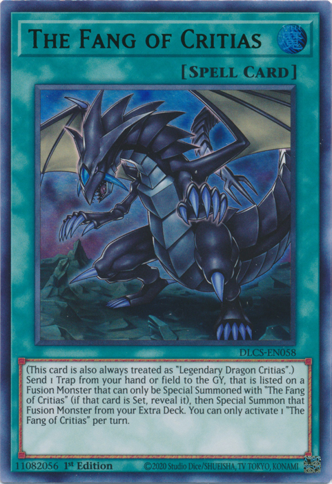 The Fang of Critias (Green) [DLCS-EN058] Ultra Rare | Chromatic Games