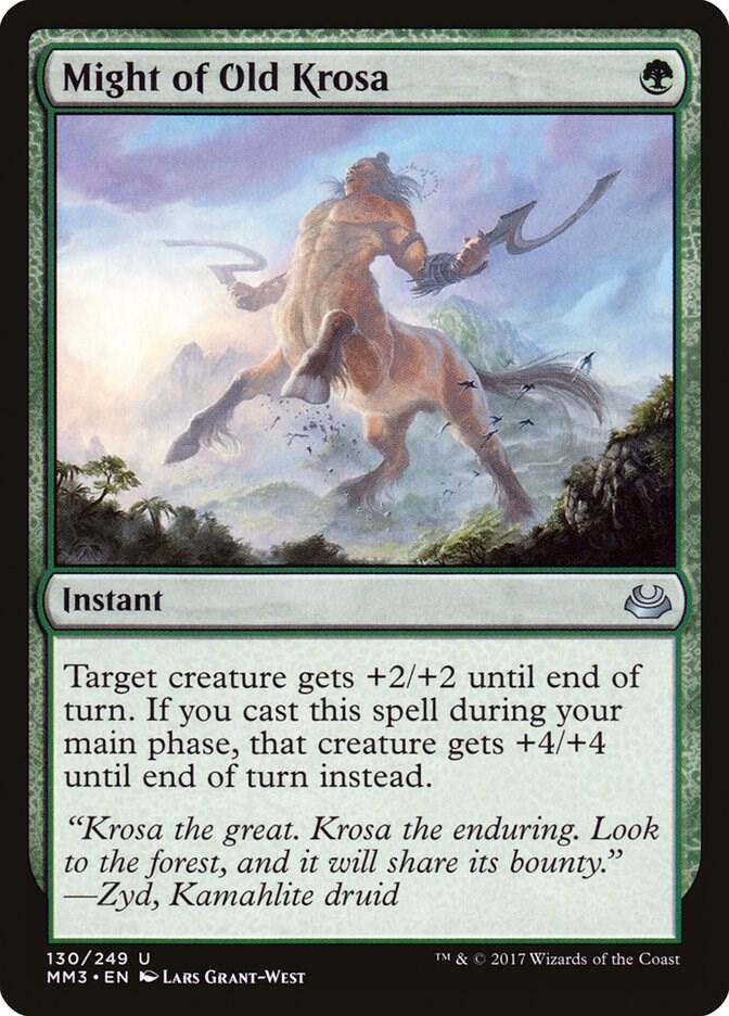 Might of Old Krosa 130/249 (Modern Masters 2017)  | Chromatic Games