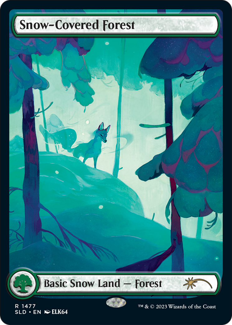 Snow-Covered Forest (1477) [Secret Lair Drop Series] | Chromatic Games