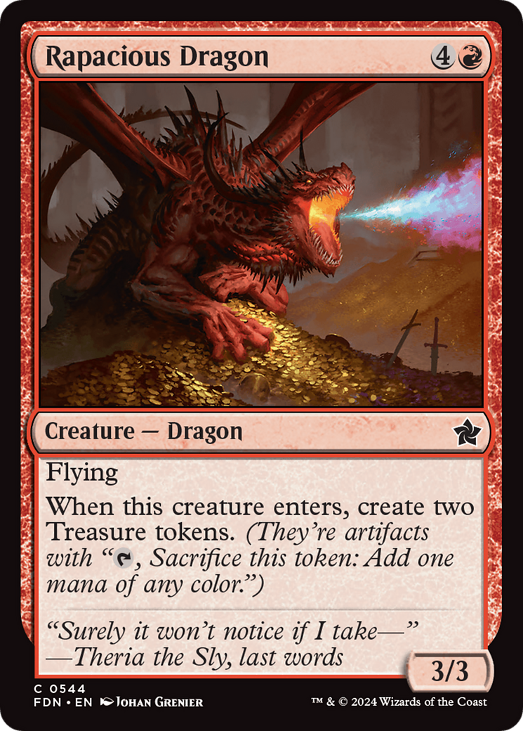 Rapacious Dragon [Foundations] | Chromatic Games
