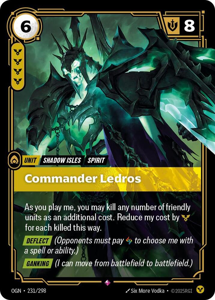 Commander Ledros 231/298 (Origins)  - Foil | Chromatic Games