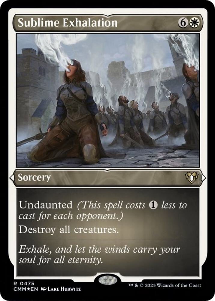 Sublime Exhalation 475/451a (Commander Masters)  - Etched Foil | Chromatic Games