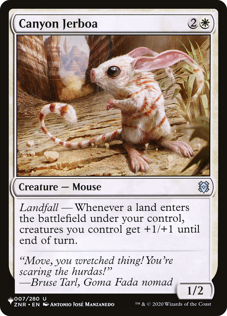 Canyon Jerboa [The List] | Chromatic Games