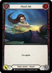 Head Jab (Blue) [U-WTR100] (Welcome to Rathe Unlimited)  Unlimited Rainbow Foil | Chromatic Games