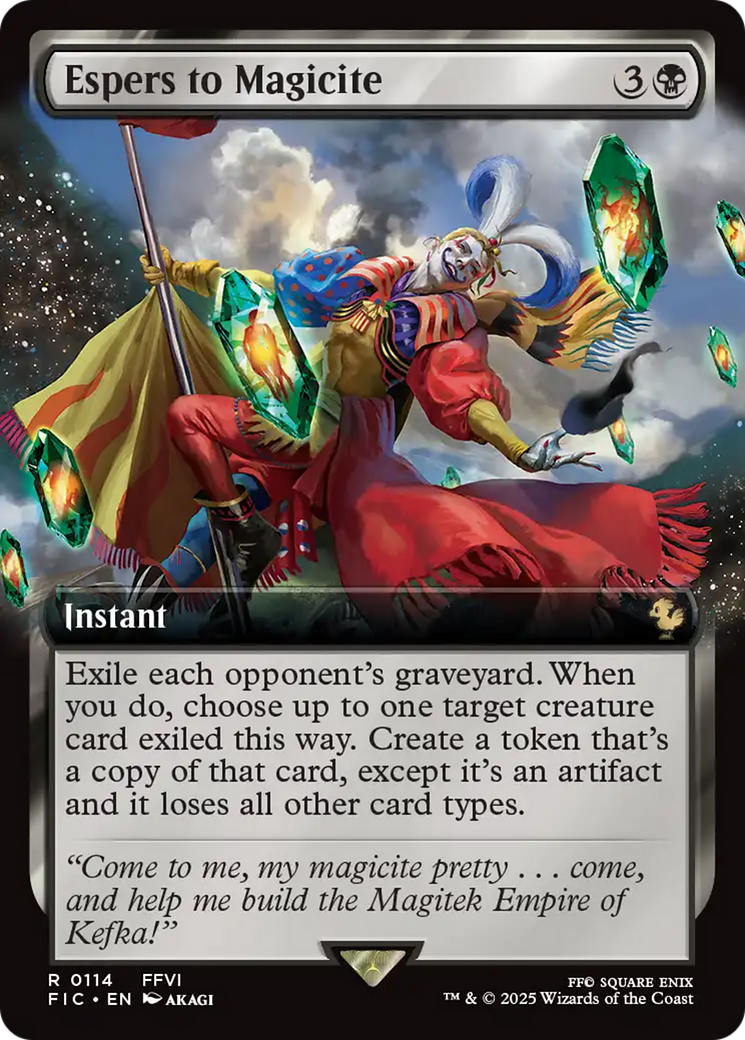 Espers to Magicite (Extended Art) [FINAL FANTASY Commander] | Chromatic Games