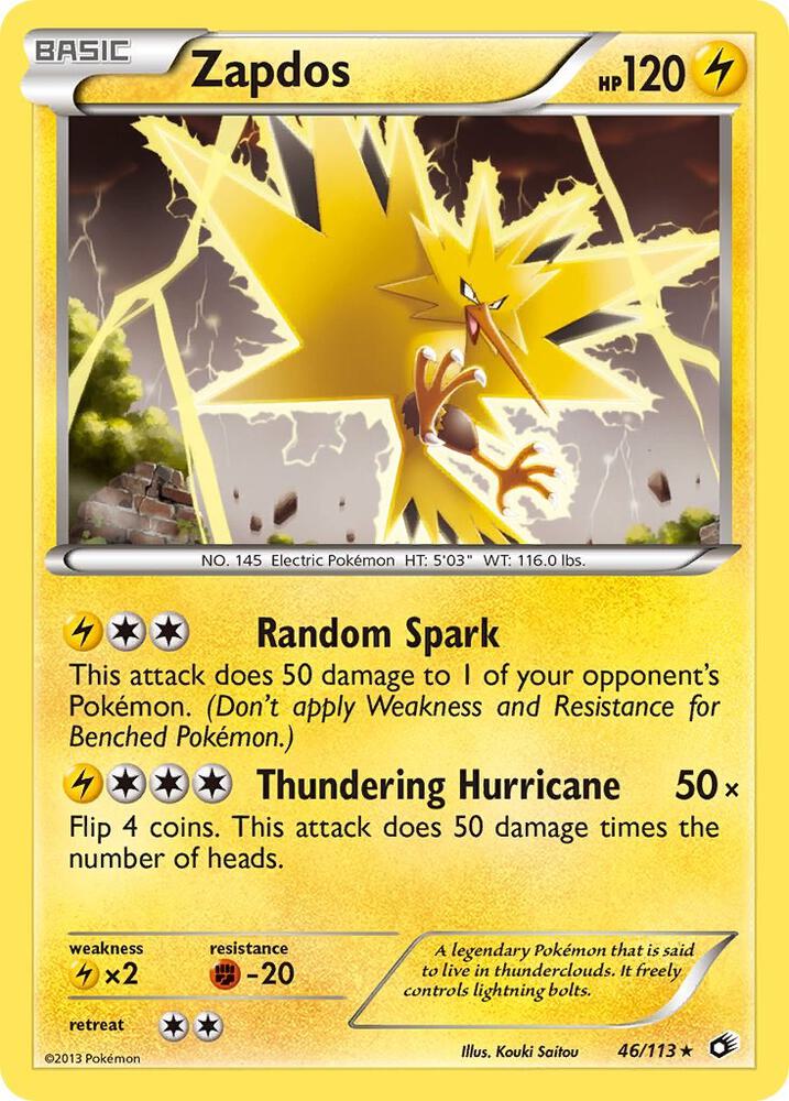 Zapdos 46/113 (Legendary Treasures)  - Holofoil | Chromatic Games