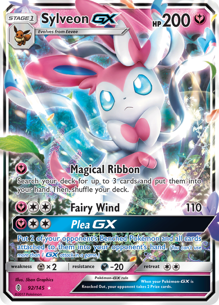 Sylveon GX (92/145) [Sun & Moon: Guardians Rising] | Chromatic Games