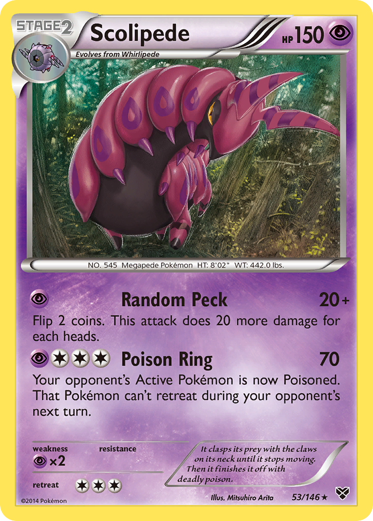 Scolipede (53/146) [XY: Base Set] | Chromatic Games