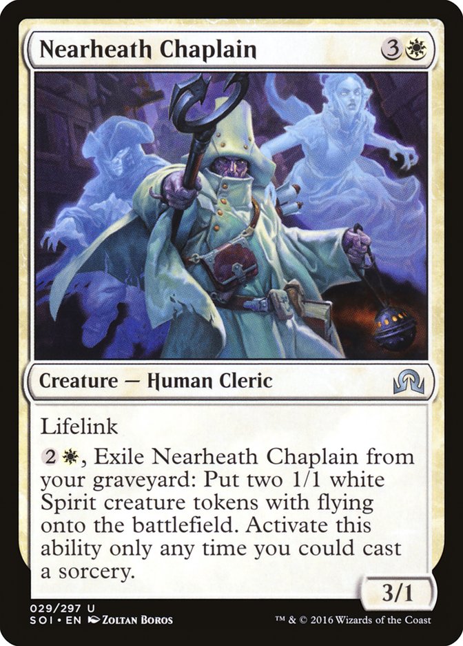 Nearheath Chaplain 29/297 (Shadows over Innistrad)  | Chromatic Games