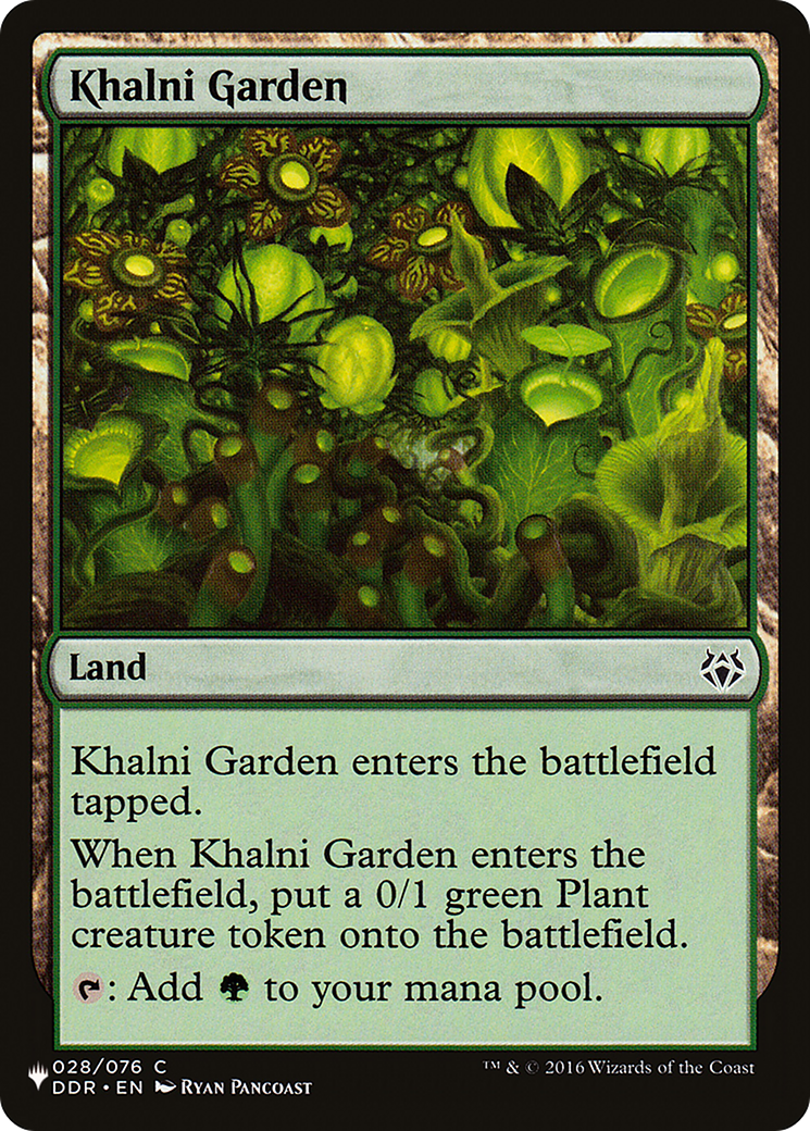 Khalni Garden [The List Reprints] | Chromatic Games