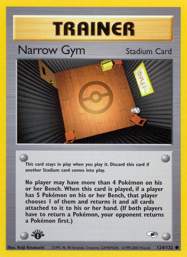 Narrow Gym (124/132) [Gym Heroes 1st Edition] | Chromatic Games