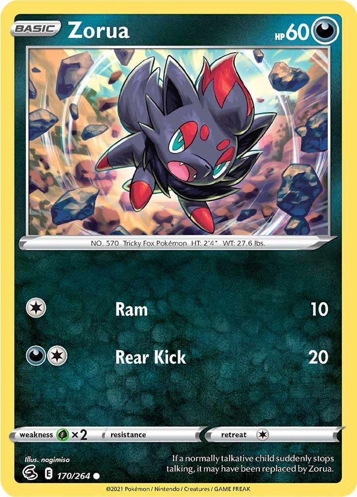 Zorua (170/264) [Sword & Shield: Fusion Strike] | Chromatic Games