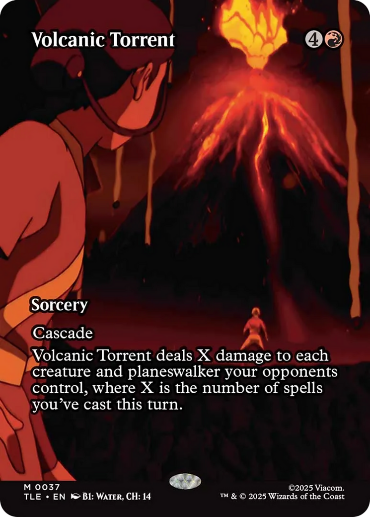 Volcanic Torrent (Borderless) [Avatar: The Last Airbender: Eternal-Legal] | Chromatic Games