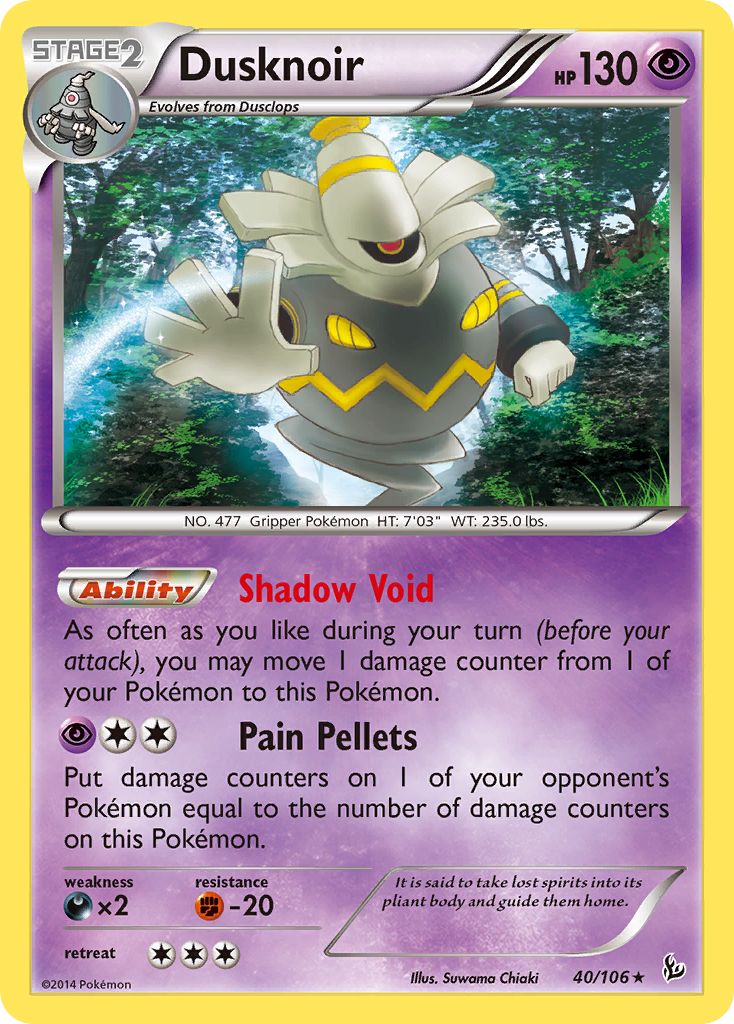 Dusknoir (40/106) [XY: Flashfire] | Chromatic Games