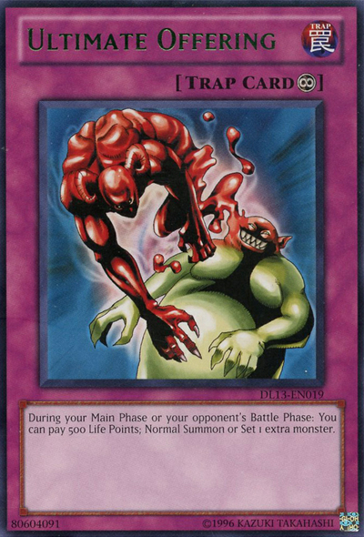Ultimate Offering (Green) [DL13-EN019] Rare | Chromatic Games